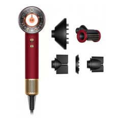 Фен Dyson Supersonic Nural HD16 Red Velvet/Gold, красный/золотой