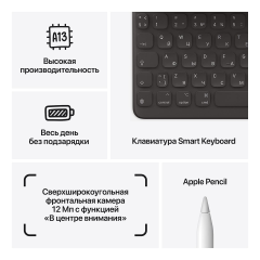 Apple iPad 10,2" (A13, 2021, 9 gen) Wi-Fi 64Gb Silver, серебристый