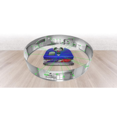 Робот-пылесос Dyson 360 Robot Vaccum Cleaner vis nav RB03 Blue/Nickel, синий/никель