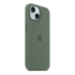 Чехол для Apple iPhone 15 Silicone Case с MagSafe Cypress, зеленый купить в Донецке ДНР