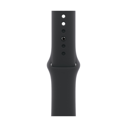 Apple Watch Series 11, 42 мм корпус из алюминия цвета «Jet Black», ремешок Sport Band размера S/M цвета «Black»