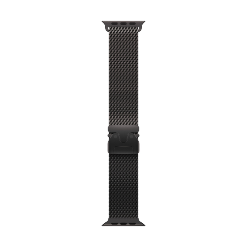 Apple Watch Ultra 3 (2025), 49 мм корпус из титана цвета «Black», ремешок Titanium Milanese Loop размера L цвета «Black»