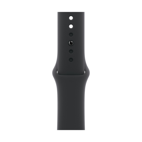 Apple Watch Series 11, 42 мм корпус из алюминия цвета «Rose Gold», ремешок Sport Band размера M/L цвета «Black»