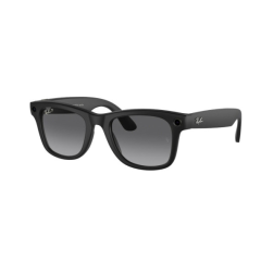 Ray-Ban Wayfarer RW4008 Matte Black / Polar Gradient Graphite 53 3P (поляризационные)