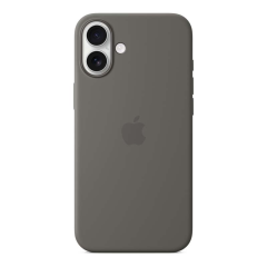 Чехол Silicone Case для Apple iPhone 16 Plus Gray, Серый