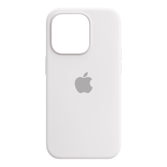 Чехол Silicone Case для Apple iPhone 14 Pro Белый