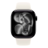 Apple Watch Series 11, 46 мм корпус из алюминия цвета «Jet Black», ремешок Sport Band размера M/L цвета «Light Blush»
