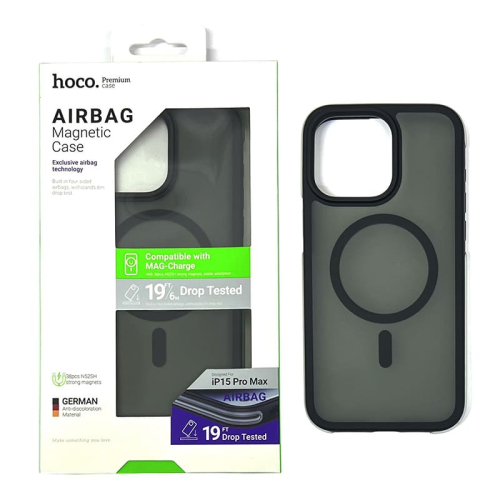 Чехол hoco. AIRBAG Magnetic Case для Apple iPhone 15 Pro (AS5) Черный купить в Донецке ДНР