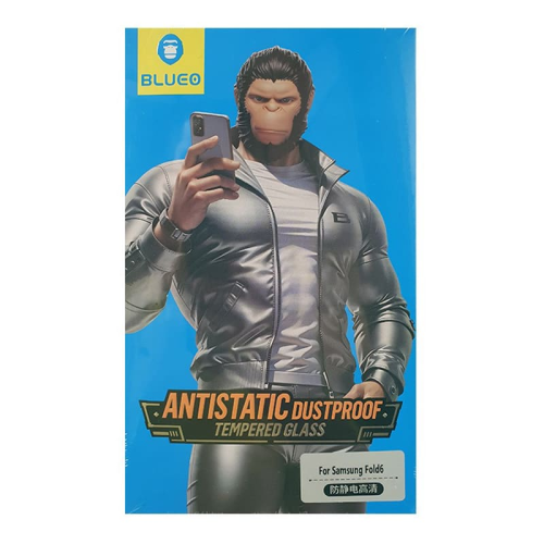 Защитное стекло для Galaxy Z Fold6, BlueO Silk Full cover Anti-Static (с рамкой, антистатик) Черный купить в Донецке ДНР