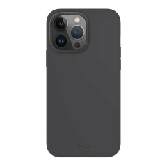 Чехол для iPhone 15 Pro Max с Magsafe UNIQ Lino (IP6.7P(2023)-LINOHMGRY) Серый