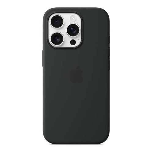 Чехол Silicone Case для Apple iPhone 16 Pro с MagSafe Black, черный купить в Донецке ДНР