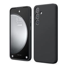 Чехол для Galaxy S24+ Elago чехол Soft silicone (Liquid) Черный