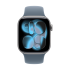 Apple Watch Series 11, 42 мм корпус из алюминия цвета «Space Gray», ремешок Sport Band размера S/M цвета «Anchor Blue»