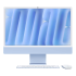 Apple iMac 24" (M4 8C CPU, 8C GPU, 2024) Retina 4,5K, 16Gb, 256Gb SSD (MWUF3) Blue, синий