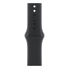 Apple Watch Series 10, 42 мм корпус из алюминия цвета «Jet Black», ремешок Sport Band размера M/L цвета «Black»