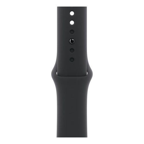 Apple Watch Series 10, 42 мм корпус из алюминия цвета «Jet Black», ремешок Sport Band размера M/L цвета «Black»