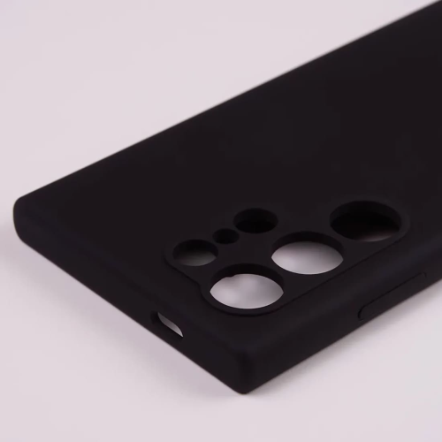 Чехол Silicone Case v2 для Samsung Galaxy S24 Ultra Black, Черный купить в Донецке ДНР