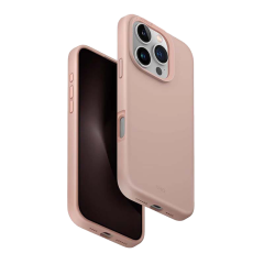 Чехол для iPhone 16 Pro UNIQ LINO Pink, Розовый