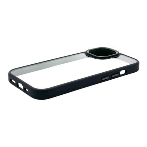Чехол Perfect Case для Apple iPhone 15 Pro Прозрачный Черный купить в Донецке ДНР