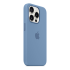 Чехол Silicone Case для Apple iPhone 15 Pro с MagSafe Winter Blue, голубой купить в Донецке ДНР