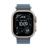 Apple Watch Ultra 3 (2025), 49 мм корпус из титана цвета «Natural», ремешок Ocean Band цвета «Anchor Blue»