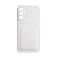 Чехол для Samsung A55 5G Silicone case с cardslot Белый