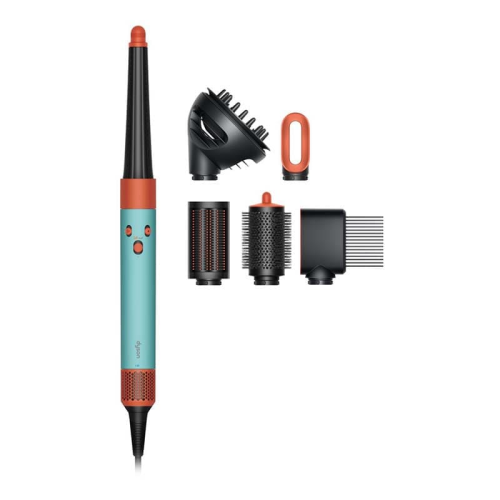 Стайлер Dyson AirWrap Complete Long HS08 Curly+Coily, Ceramic Patina/Topaz, бирюзовый/оранжевый