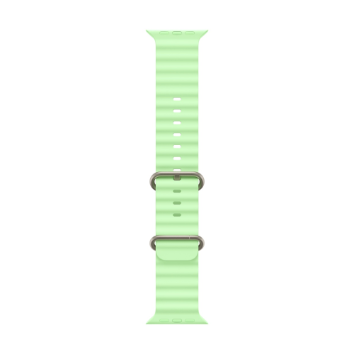Apple Watch Ultra 3 (2025), 49 мм корпус из титана цвета «Natural», ремешок Ocean Band цвета «Neon Green»