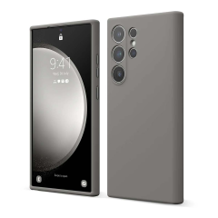 Чехол для Samsung Galaxy S24 Ultra Elago Soft silicone Liquid (EGS24SC68-MGY) Medium Grey, серый