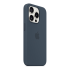 Чехол Silicone Case для Apple iPhone 15 Pro с MagSafe (original) Storm Blue, синий купить в Донецке ДНР