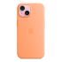 Чехол Silicone Case для Apple iPhone 15 с MagSafe  Orange Sorbet, оранжевый купить в Донецке ДНР