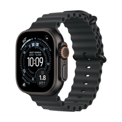 Apple Watch Ultra 3 (2025), 49 мм корпус из титана цвета «Black», ремешок Ocean Band цвета «Black»