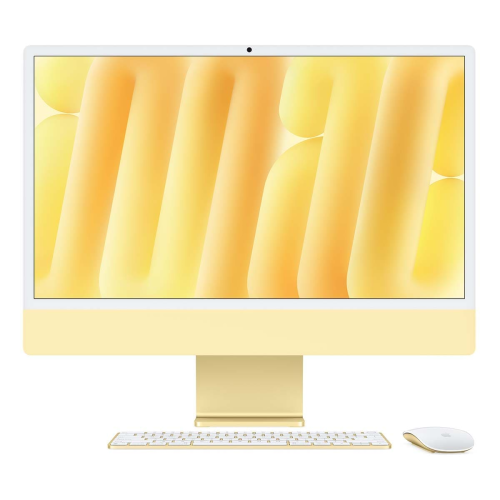 Apple iMac 24 (M4 10C CPU, 10C GPU, 2024) Retina 4,5K, 16Gb, 512Gb SSD (MWUX3) Yellow, желтый купить в Донецке ДНР